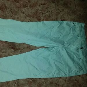 Maurices teal skinny jean stretch 22 short